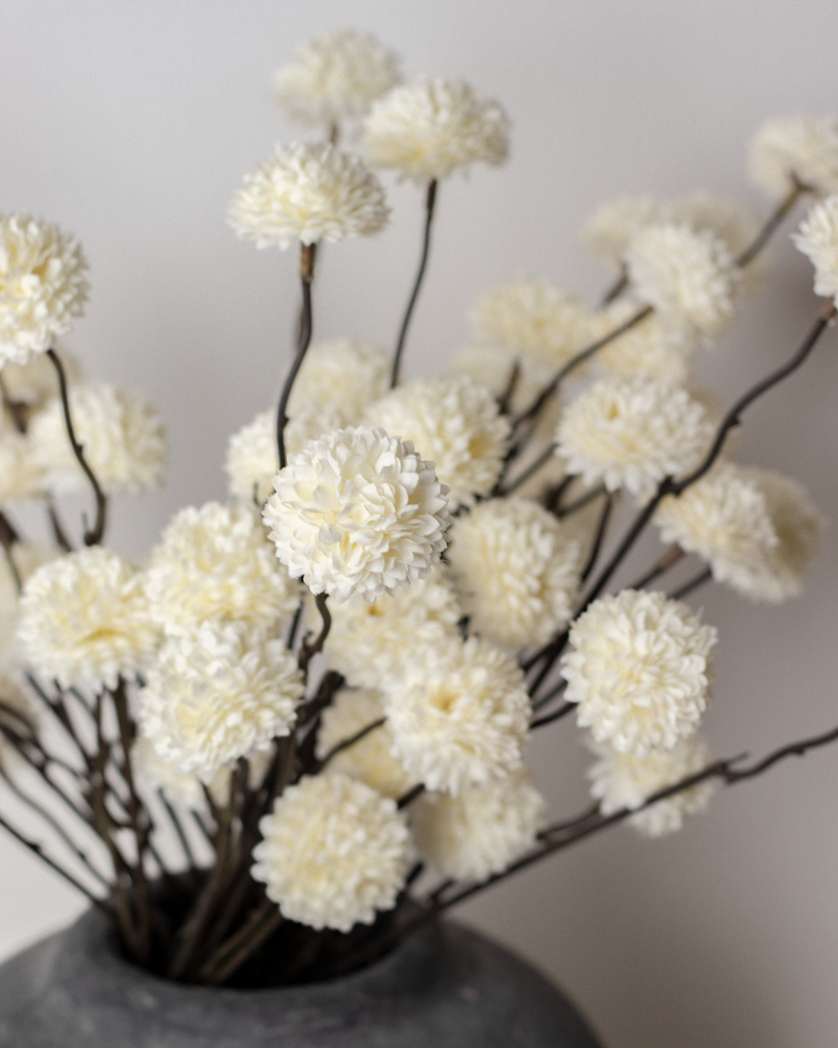 Cream Pom Pom Bunch