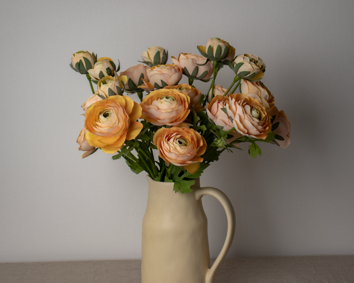 Peach Ranunculus Stem