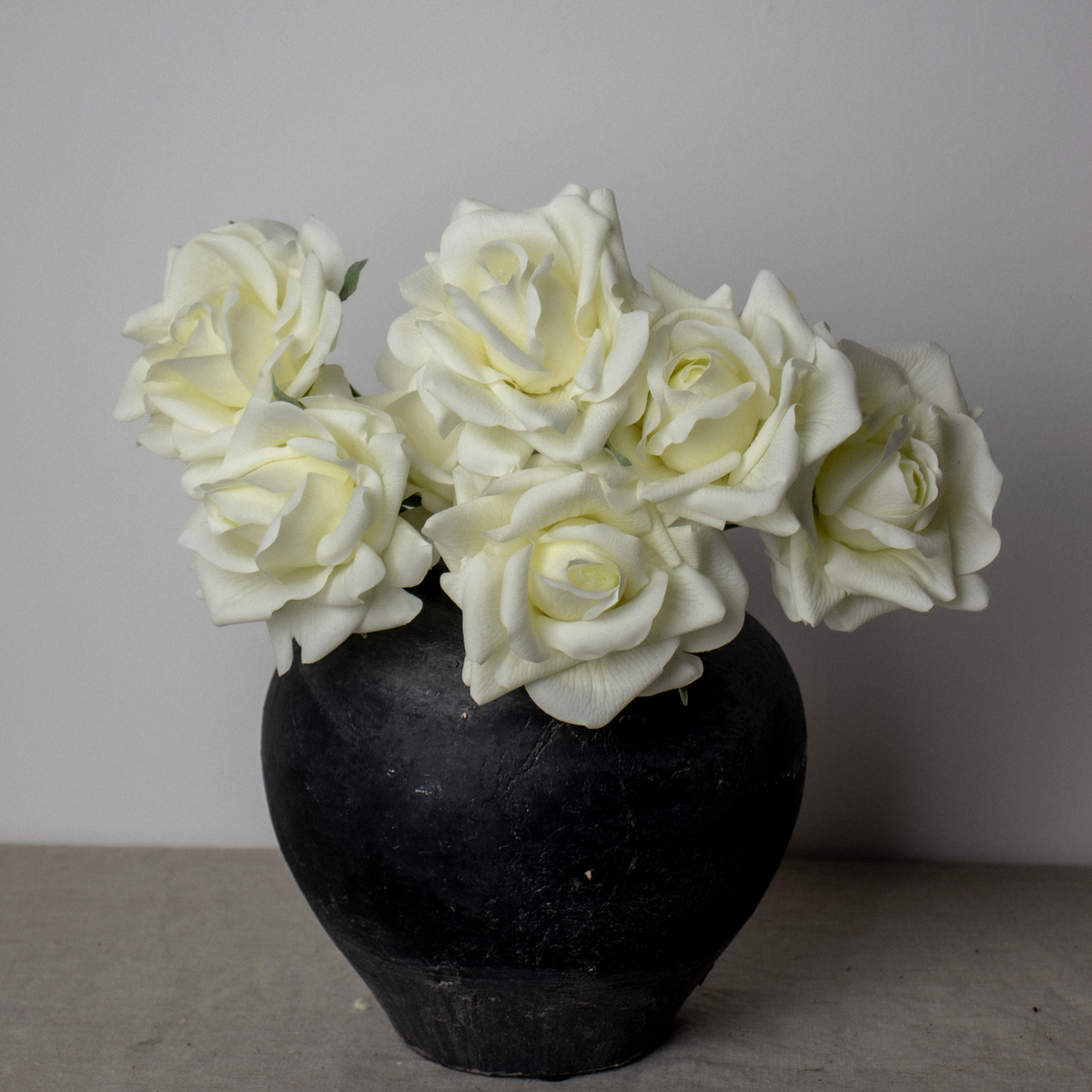 White Real Touch Rose