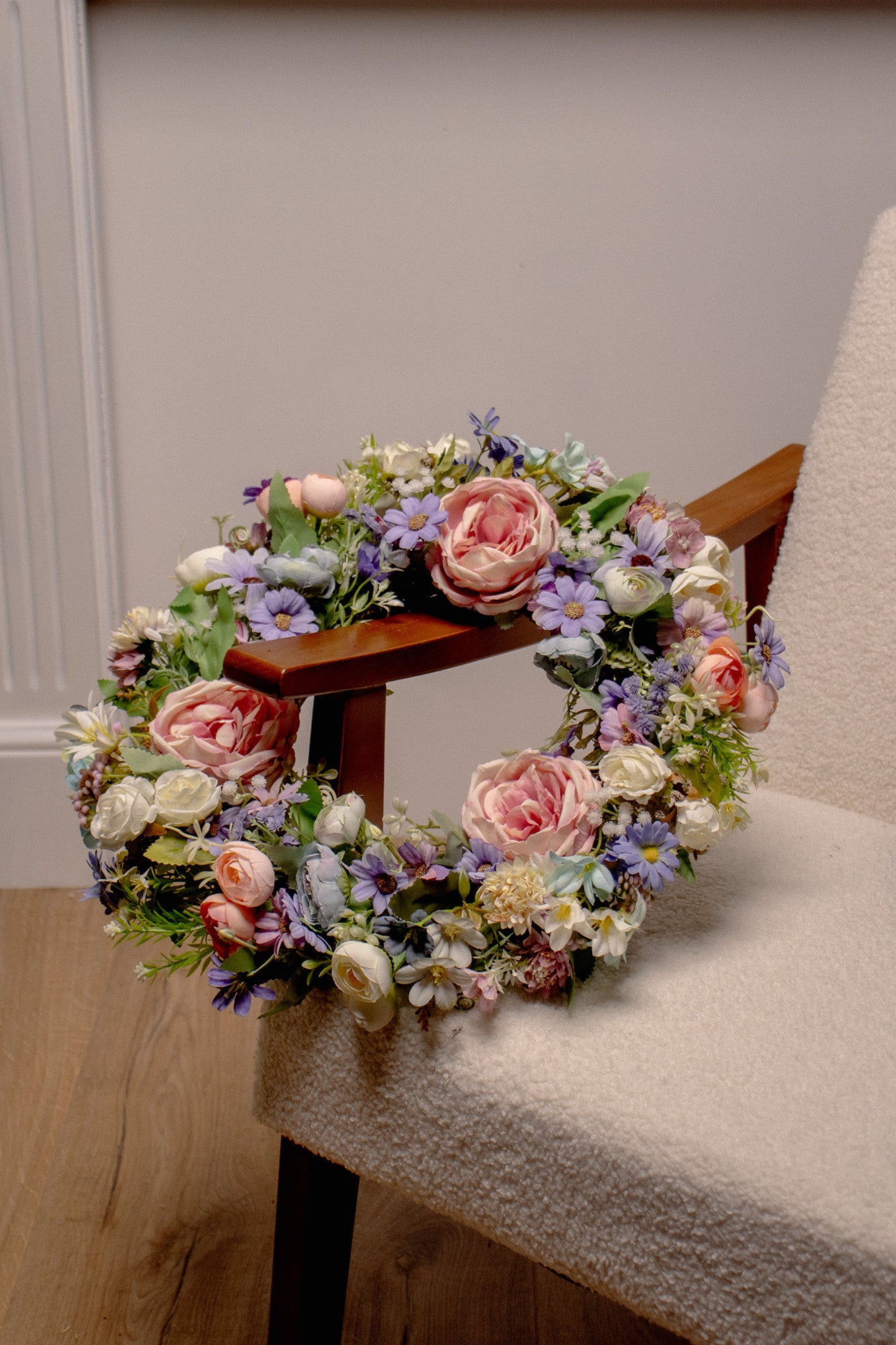 Pink Peonies Wreath