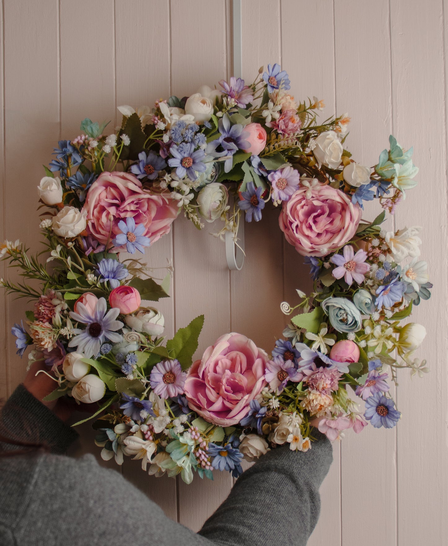 Pink Peonies Wreath