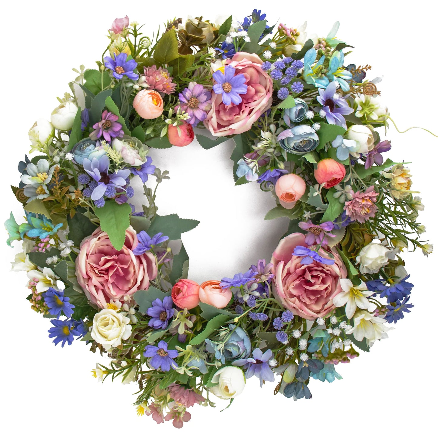 Pink Peonies Wreath