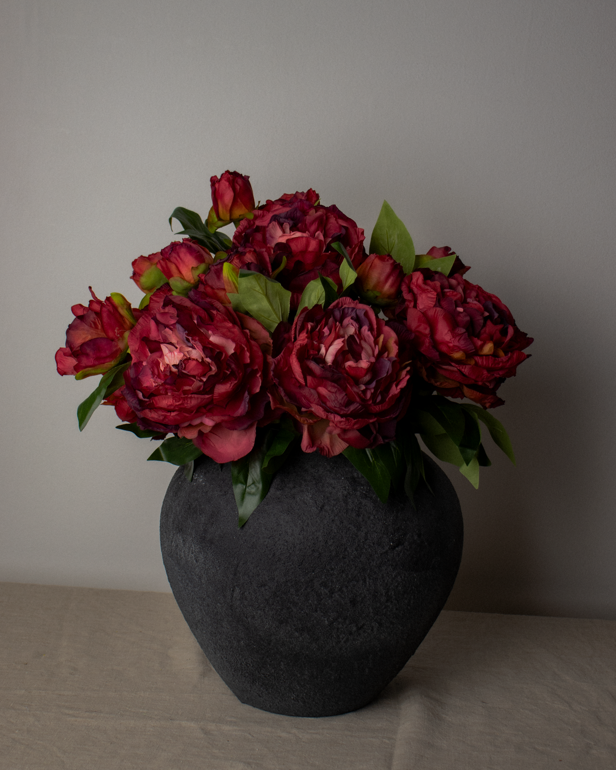 Burgundy Peony Stem