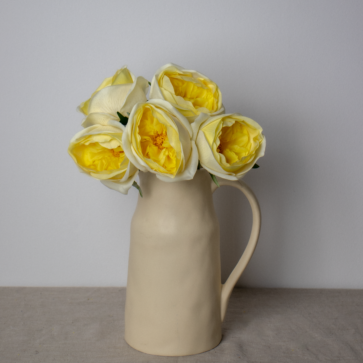 Yellow Austin Rose Bunch