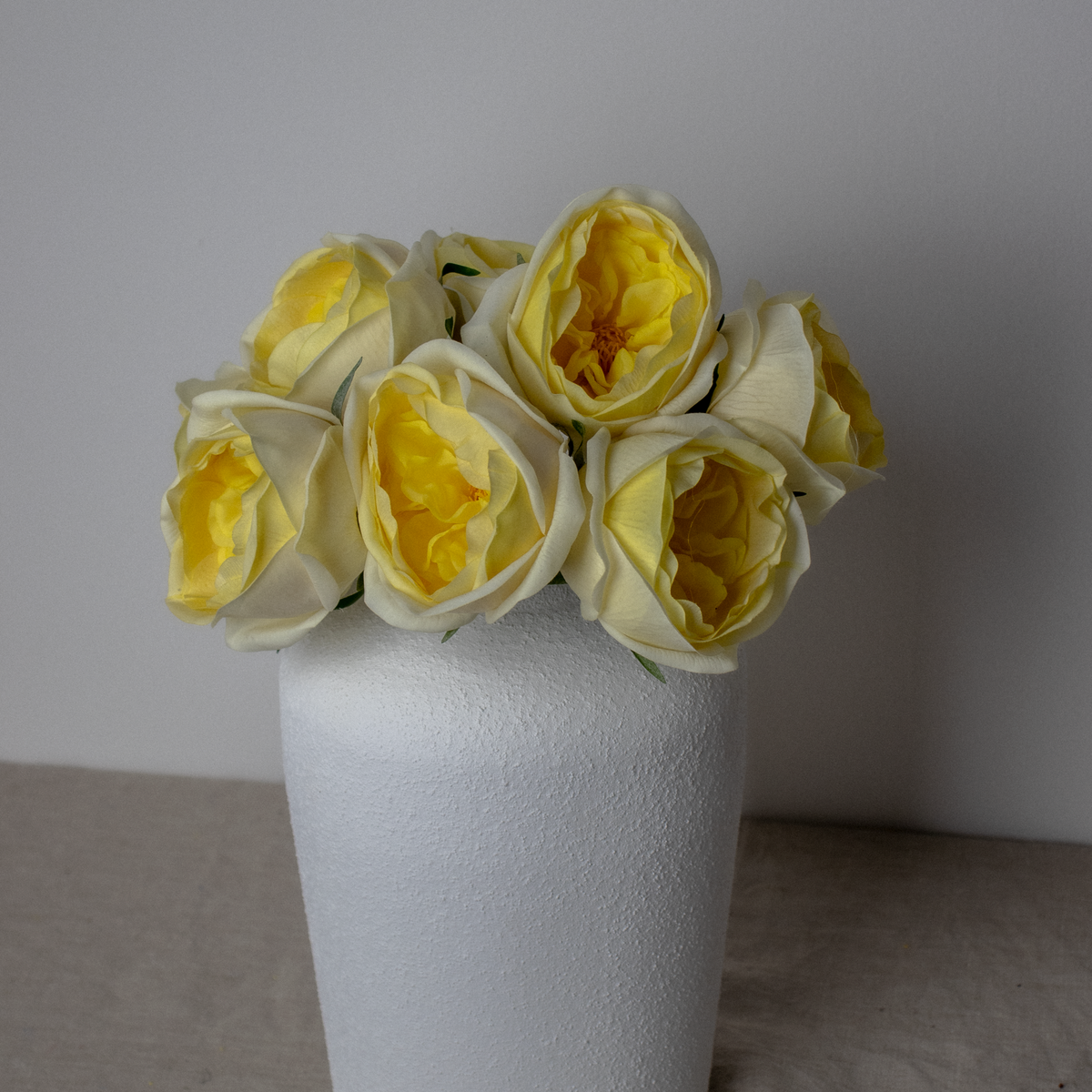 Yellow Austin Rose Bunch