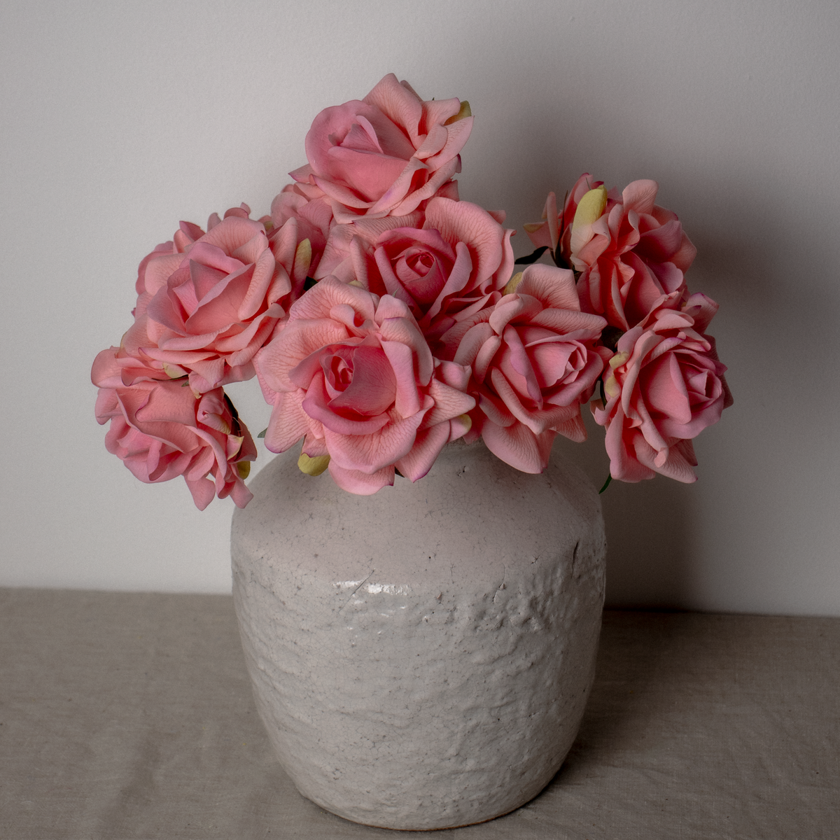 Pink Real Touch Rose Bunch
