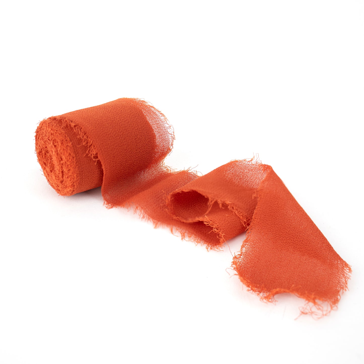 Chiffon Ribbon - Burnt Orange