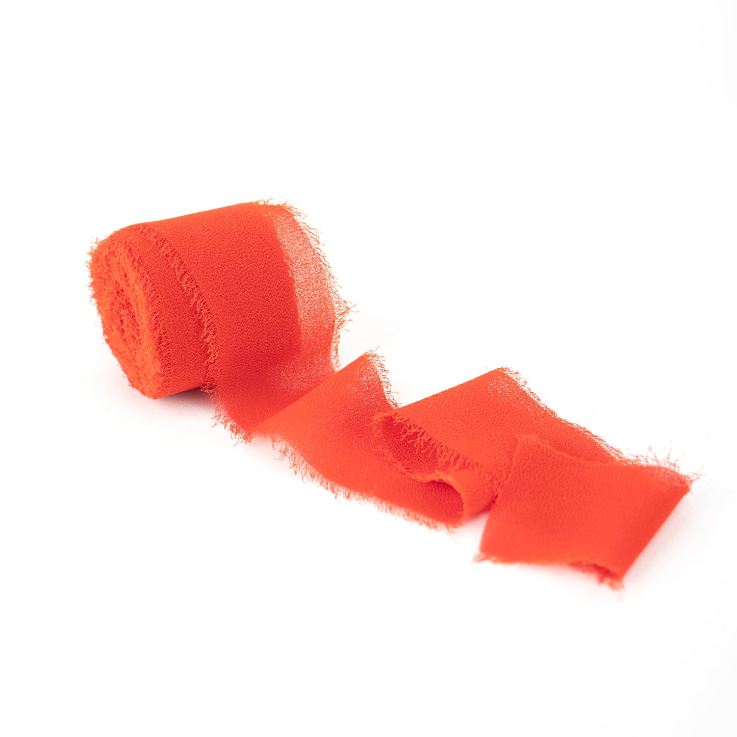 Chiffon Ribbon - Bright Orange