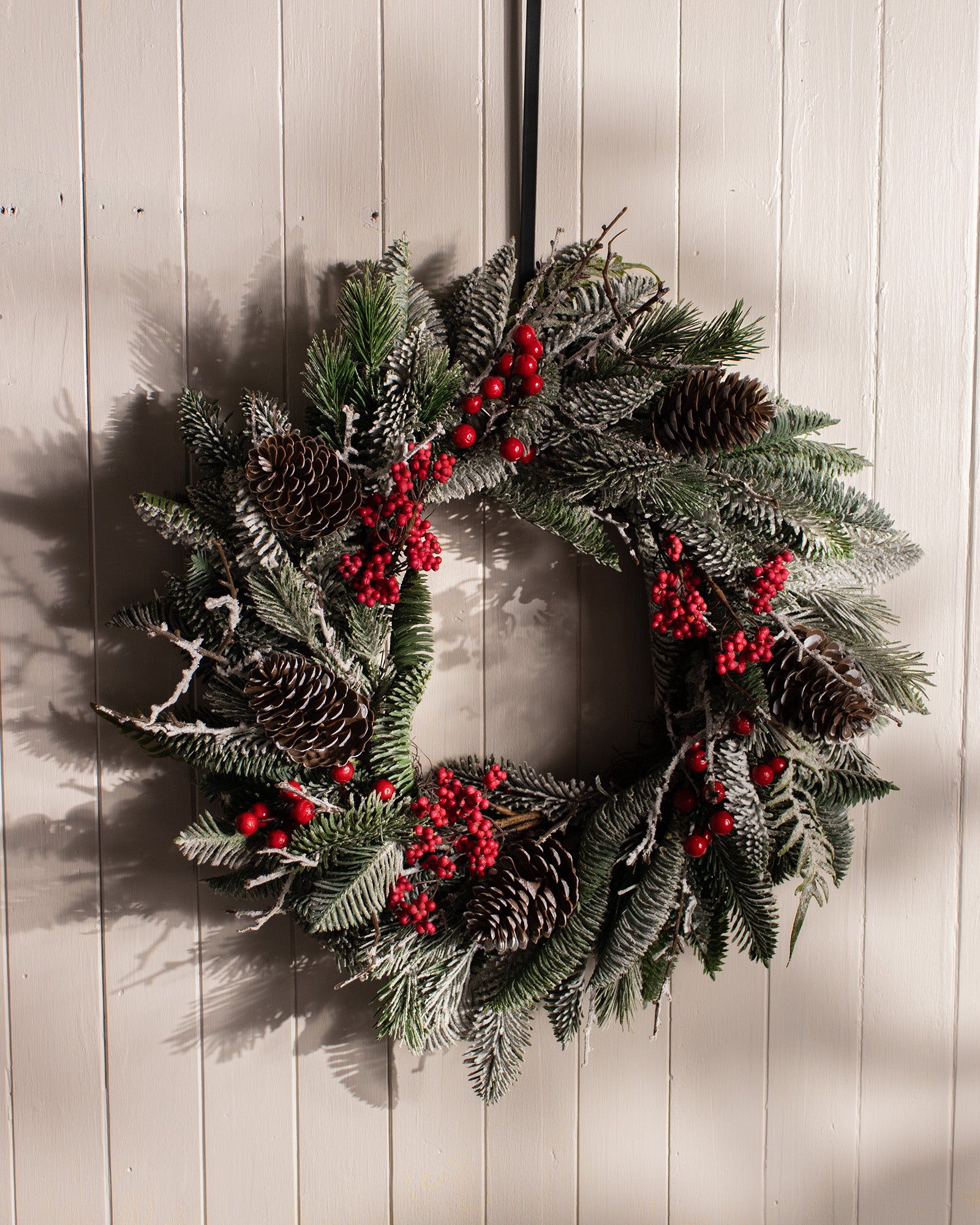 Over Door Wreath Hanger (Black) UPVC Door Hook –